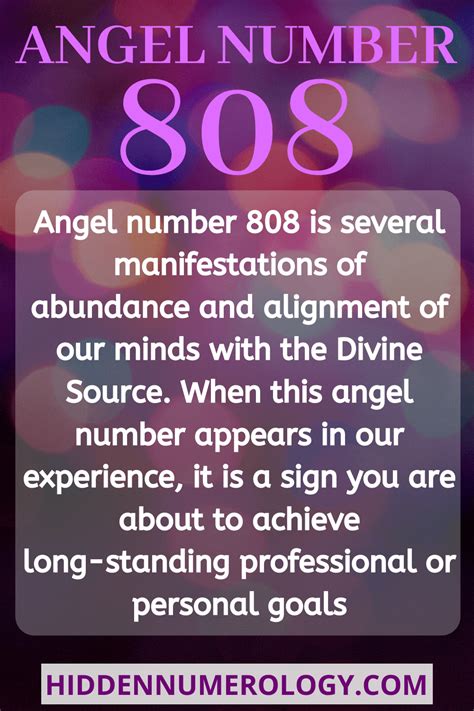 Angel Number 808 and its Meaning